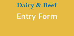 Dairy & Beef Entry Form