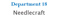 Department 18 Needlecraft